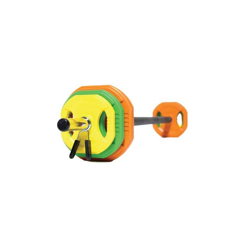 Штанга для аэробики PROFI-FIT 20090, обрезиненные диски (1,25 кг; 2,5 кг; 5 кг) по 2шт