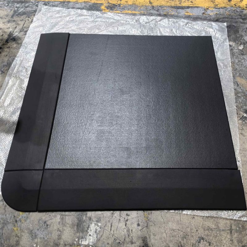 Бордюр резиновый угловой (Sport Рlit Premium) 200x200x20 мм PROFI-FIT