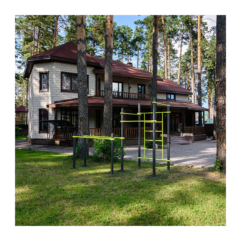 W217 Воркаут (брусья, 3 перекладины, шведская стенка) ZAVODSPORTA