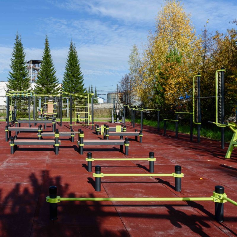 W260 GTO Брусья разноуровневые изогнутые (подходит ОВЗ) ZAVODSPORTA