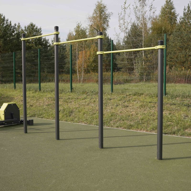 W311 GTO Перекладины разноуровневые для подтягивания из виса на высокой перекладине  ZAVODSPORTA