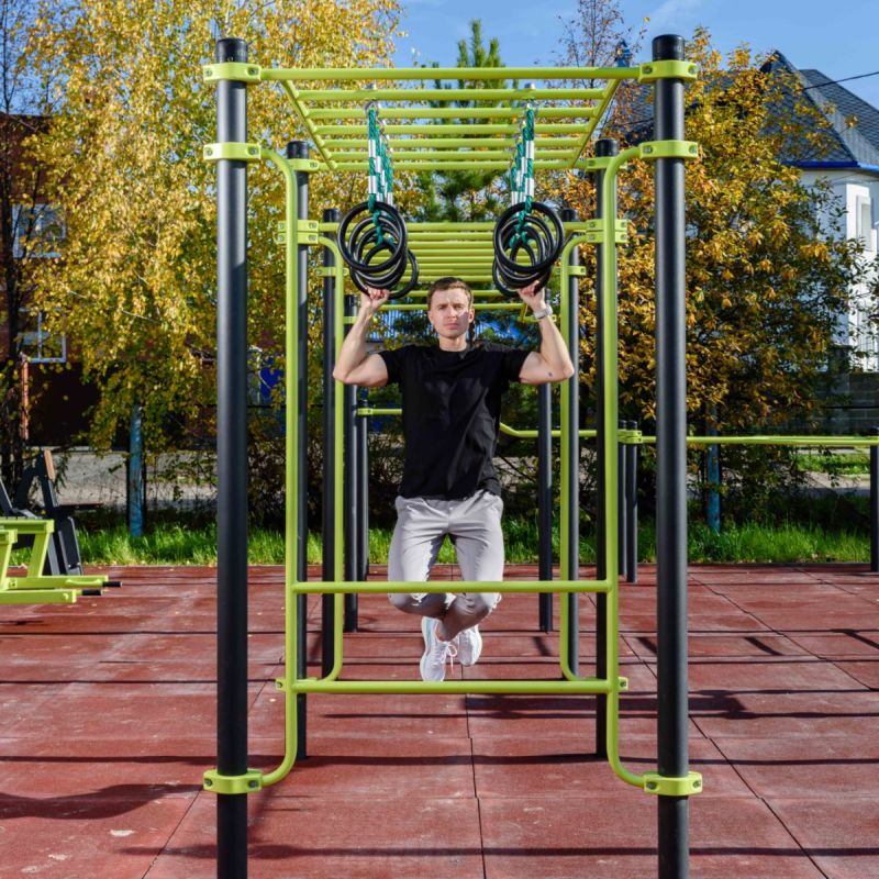 W358 GTO Рукоход с изменением высоты с подвижными кольцами (разноуровневый) ZAVODSPORTA