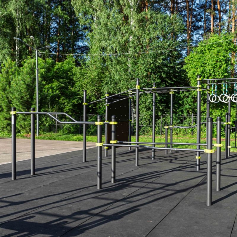 W360 GTO Брусья разноуровневые изогнутые (подходит ОВЗ) ZAVODSPORTA