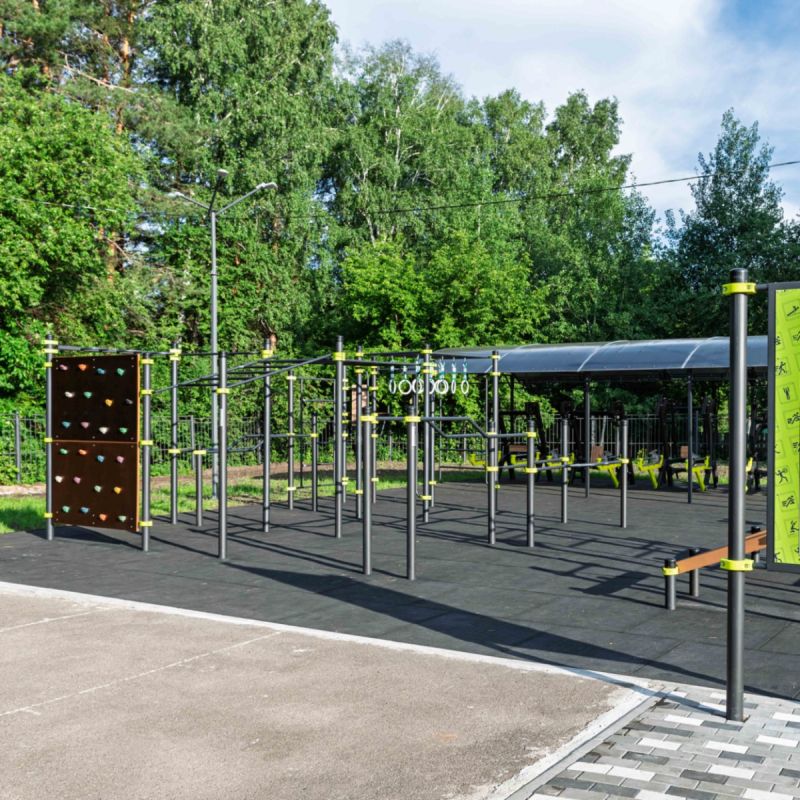 W360 GTO Брусья разноуровневые изогнутые (подходит ОВЗ) ZAVODSPORTA