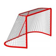 Сетка хоккей яч. 40*40 (1,25*1,85*1,30м) d=3,0мм, цвет белый ПА, (пара).