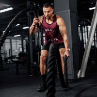 Канат тренировочный для кросс-тренинга D50 мм, 9 м PROFI-FIT