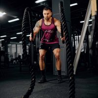 Канат тренировочный для кросс-тренинга D50 мм, 9 м PROFI-FIT