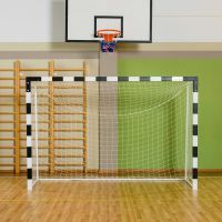 Ворота для мини-футбола, гандбола (с разметкой, без сетки) профиль 80х80 мм Zavodsporta