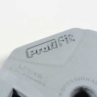 Штанга для аэробики и комплект дисков Прогресс (серая, 1,25-2,5-5 кг) PROFI-FIT