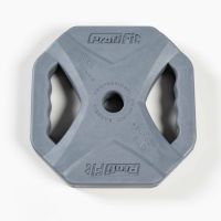 Штанга для аэробики и комплект дисков Прогресс (серая, 1,25-2,5-5 кг) PROFI-FIT