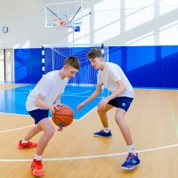 Ферма для баскетбольного щита игрового на растяжках вынос 1800 мм ZAVODSPORTA