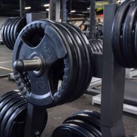 Диск обрезиненный 3 HANDLE черный D51 мм PROFI-FIT 15 кг