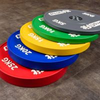 Диск профессиональный обрезиненный HARD цветной D51 мм PROFI-FIT 20 кг