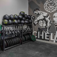 Гиря обрезиненная с хромированной ручкой PROFI-FIT  4 кг