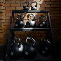 Гиря обрезиненная с хромированной ручкой PROFI-FIT 24 кг