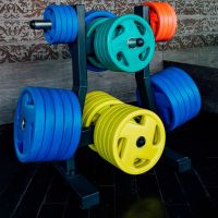 Диск обрезиненный FASSION цветной D51 мм PROFI-FIT 10 кг