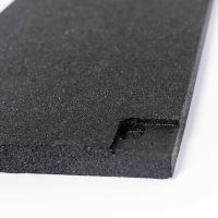 Бордюр резиновый (Sport Рlit Premium) 1000x200x20 мм PROFI-FIT