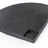 Бордюр резиновый угловой (Sport Рlit Premium) 200x200x20 мм PROFI-FIT