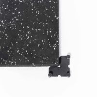 Бордюр резиновый угловой (Sport Рlit Premium) 200x200x20 мм PROFI-FIT