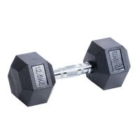 Гантель гексагональная обрезиненная PROFI-FIT 12,5 кг