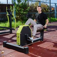 Cardio-1901 Уличный Велотренажер горизонтальный с безынерционным нагрузочным механизмом ZAVODSPORTA