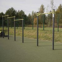 W311 GTO Перекладины разноуровневые для подтягивания из виса на высокой перекладине  ZAVODSPORTA