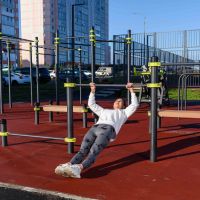 W347 Воркаут Тройной каскад турников для отжиманий и подтягиваний ZAVODSPORTA