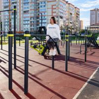 W360 GTO Брусья разноуровневые изогнутые (подходит ОВЗ) ZAVODSPORTA