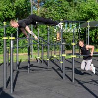 W360 GTO Брусья разноуровневые изогнутые (подходит ОВЗ) ZAVODSPORTA