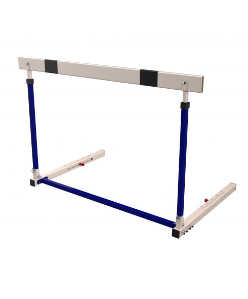 Барьер для легкой атлетики переменной высоты (складной, с противовесом) ZAVODSPORTA