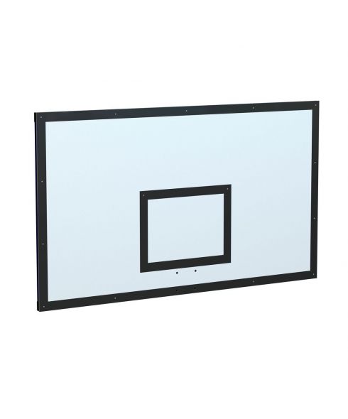 Щит баскетбольный игровой (стеклопластик 8 мм, металлокаркас) 1050х1800 мм ZAVODSPORTA РАСПРОДАЖА