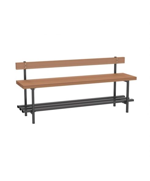 Скамья для раздевалок со спинкой ZAVODSPORTA