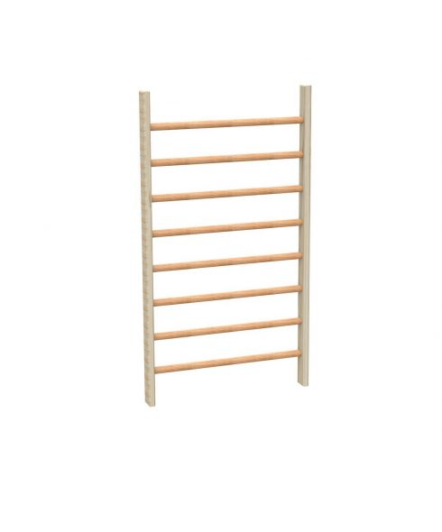 Стенка шведская, гимнастическая (в разобранном виде) массив 90 мм, 2,8х1 м ZAVODSPORTA