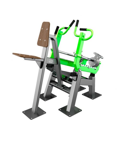 F-2809 Уличный тренажер Наклонная тяга с переменной нагрузкой ZAVODSPORTA