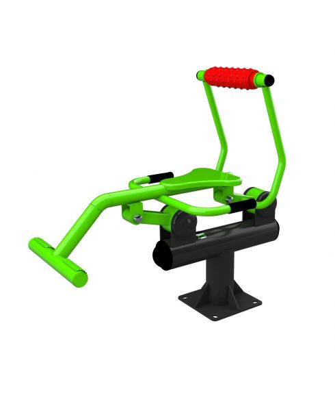 S-1017 Уличный тренажер Разгибание спины сидя ZAVODSPORTA