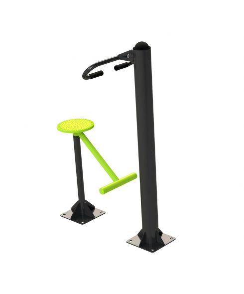 S-1012 Уличный тренажер Твистер сидя ZAVODSPORTA