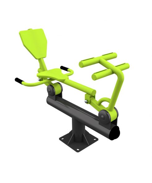 S-1016 Уличный тренажер Жим ногами сидя ZAVODSPORTA