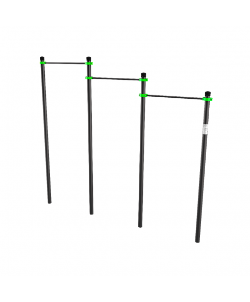 W211 GTO Перекладины разноуровневые для подтягивания из виса на высокой перекладине  ZAVODSPORTA
