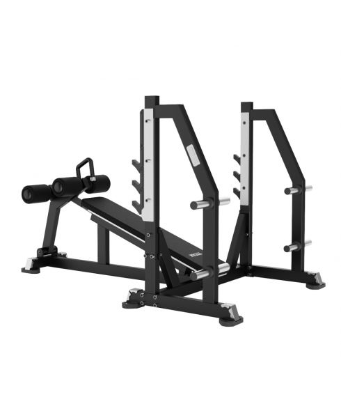 Y973ZAM Скамья-стойка для жима под углом вниз